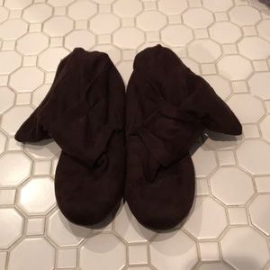 Brown ankle boots